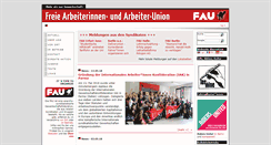 Desktop Screenshot of fau.org